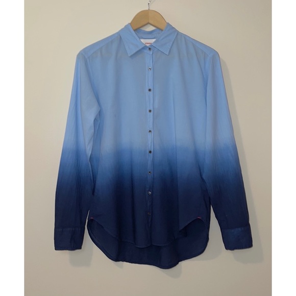 NWT XiRENA Beau Ombré Shirt in Dawn Bleu - Picture 8 of 16